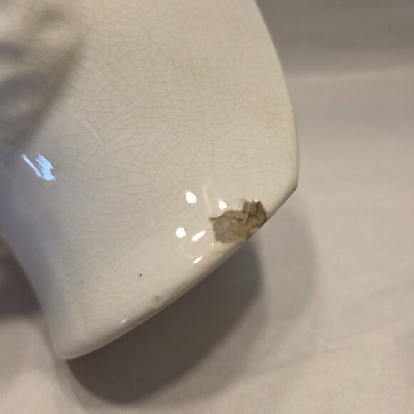 Vintage USA Pottery Art Deco Lady Head Vase Wall Pocket AS IS - Picture 8 of 12